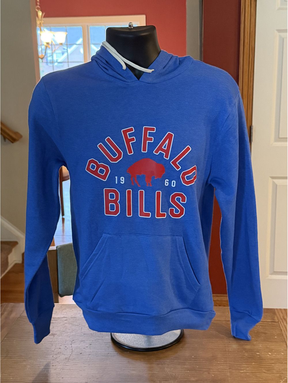 BUFFALO BILLS Hoodie Alternative Blue Sweatshirt Small NEW